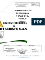 SG-SST (Manual) H.G Construcciones & Remodelaciones S.A.S.