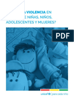 ¿Qué Es La Violencia en Contra de Niñas, Niños, Adolescentes y Mujeres