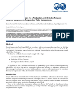 SPE-199429-MS Road To The Blue Certificate For A Production Activity in The Peruvian Amazon. Committed To Responsible Water Management