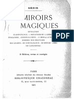 Sédir, Paul - Les Miroirs Magiques Divination, Clairvoyance, Royaumes de l'Astral, Évocation Hermanubis