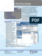 Pilog™ Master Data Record Manager: Product Catalogue Management (PCM)