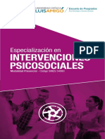 Intervenciones Psicosociales Presencial MED