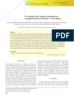 Extended Left Colectomy With Coloanal Anastomosis by Indocyanine Green-Guided Deloyers Procedure A Case Report