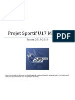 Résumé Projet Sportif U17