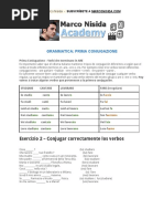 Grammatica Prima Coniugazione