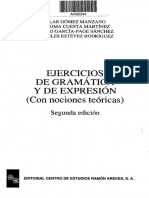 EJERCICIOS DE GRAMÁTICA Y DE EXPRESIÓN (Con Nociones Teóricas)