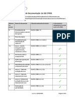 Lista de Documentos Kit de Documentacao Da ISO 27001 PT