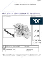 P016F - Closed Loop Fuel Pressure Control at Limit - Pressure Too Low