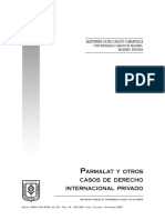 Alfonso-Luis Calvo Caravaca: Armalat y Otros Casos de Derecho Internacional Privado