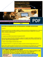 Guia para La Elaboración Del Cap Provisional e Informe Sustentatorio 1706