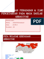 Perkembangan Peradaban & Ilmu Pengetahuan Pada Masa Daulah Abbasiyah