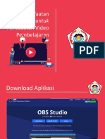 Pemanfaatan Aplikasi OBS Untuk Pembuatan Video Pembelajaran