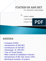 For Dynamic Web Pages: By:-Pankaj Ladhar Computer Science B.TECH (7 Semester)