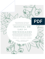 Manual de Las 14 Necesidades Basadas en Virginia Henderson