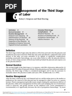 CMQCC Labor Dystocia Checklist (ACOG/SMFM Criteria) | PDF