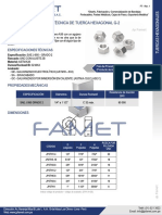 Ficha Técnica - Tuercas Hexagonales G-2