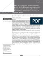 Análisis de estructura poblacional como indicador del estado de conservación