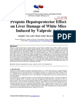 Propolis Hepatoprotector Effect On Liver Damage of White Mice Induced by Valproic Acid