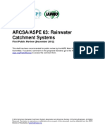 ARCSA-ASPE-63 Rainwater Catchment Systems 2012 Draft