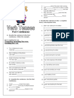Past Continuous Worksheet