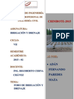 2° PARTE_FORO DE IRRIGACIÓN Y DRENAJE