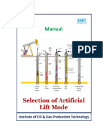 Manual: Selection of Artificial Lift Mode