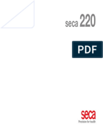 Seca - 220 Scale User Manual