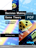 CHNG0010_ Anthony Kelly_Decision Making Using Game Theory - An Introduction for Managers_2003