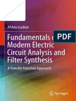 Fundamentals of Modern Electric Circuit Analysis and Filter Synthesis, A Transfer Function Approach by Afshin Izadian
