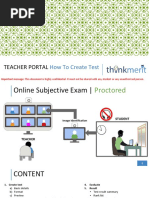 Moodle Proctoring Guide for MCQ Exams | PDF