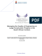 Managing the Quality of Engineering