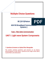 UNIT I Light wave System Components_MCQ