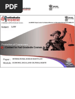 International Human Rights Law Economic, Social and Cultural Rights