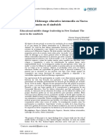 Cambio en el liderazgo educativo intermedio en Nueva Zelanda. El jamón en el sanwich