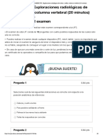 Examen - (EXAMEN) UF2. Exploraciones Radiológicas de Cabeza, Cuello y Columna Vertebral (20 Minutos)