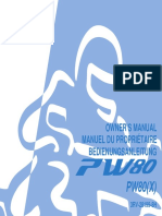 Owner'S Manual Manuel Du Propriétaire Bedienungsanleitung