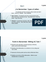 Points To Remember-Types of Letters