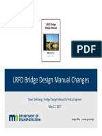LRFD Bridge Design Manual Changes