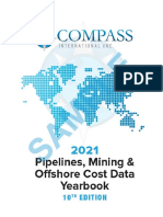 2021 Pipelines Mining Offshore Cost Data Yearbook SAMPLE 1