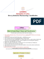 Asthma: How To Memorise Pharmacology Classification