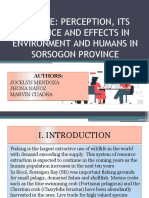 Redtide: Perception, Its Presence and Effects in Environment and Humans in Sorsogon Province