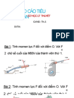 Tiểu Luận - cơ Học Lý Thuyết-đã Chuyển Đổi