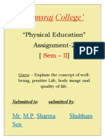 Shubham Physical Assignment Two