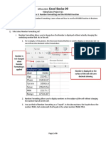 Excel Basics 09: Number Formatting