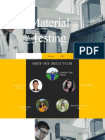 Material Testing Report Summary