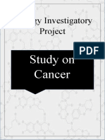 Biology Investigatory Project: Study On Cancer