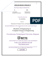 Bachelor of Engineering in Computer Science & Engineering: Visveshvaraya Technological University, Belgaum
