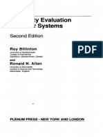 Reliability Evaluation of Power Systems: Second Edition