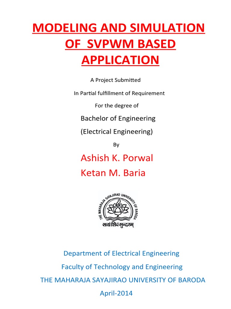 SVPWM Modeling and Simulation Project | PDF | Power Inverter | Power ...