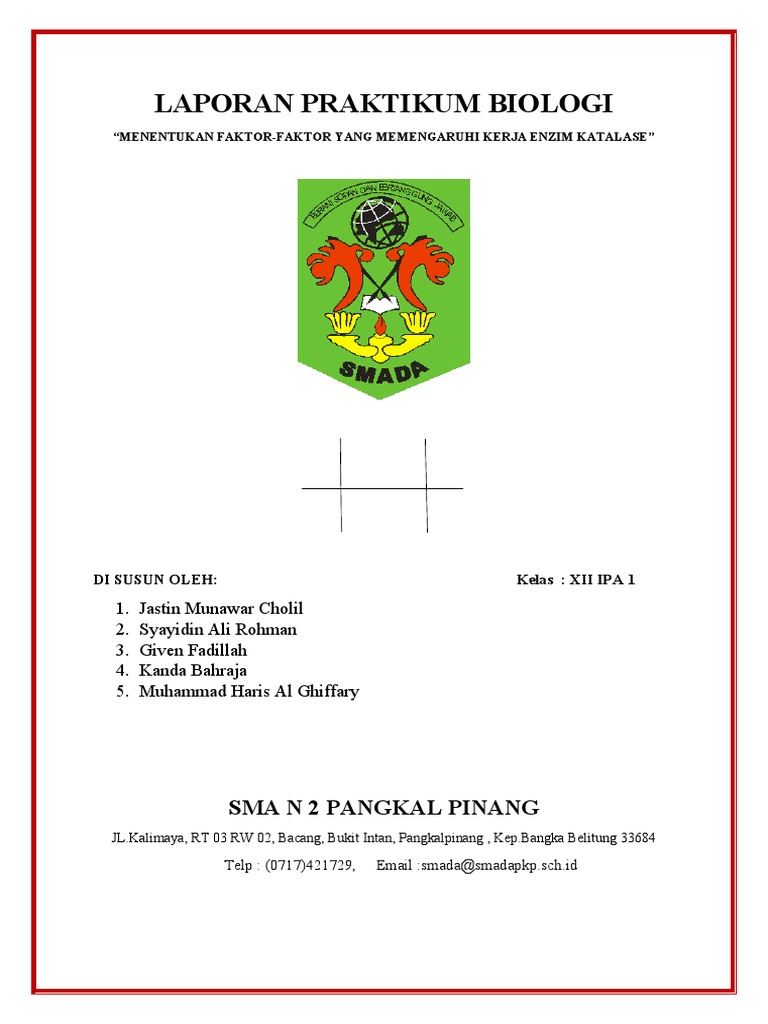 Praktek Enzim Katalase | PDF